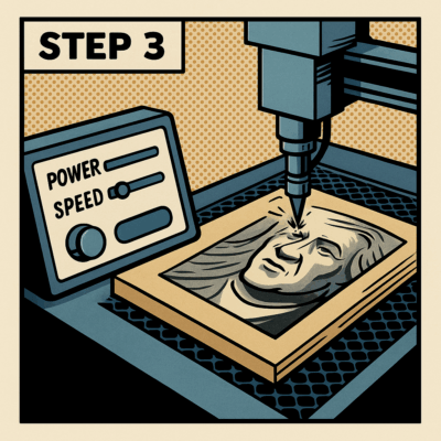 Laser-ready depthmap files for grayscale engraving projects